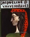 Jacqueline Vauvenargues 1959 cubiste Pablo Picasso